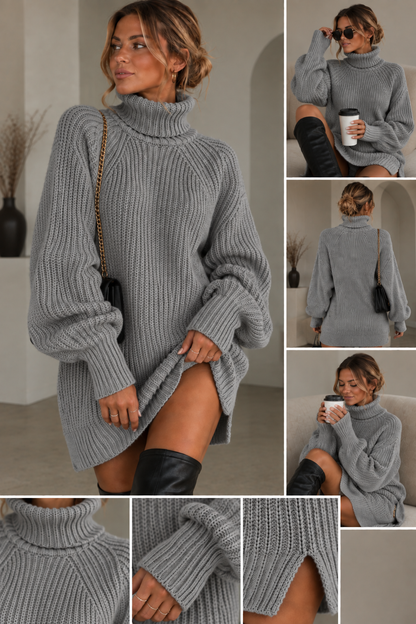 Sigrid Oversized Stickad Polotröja