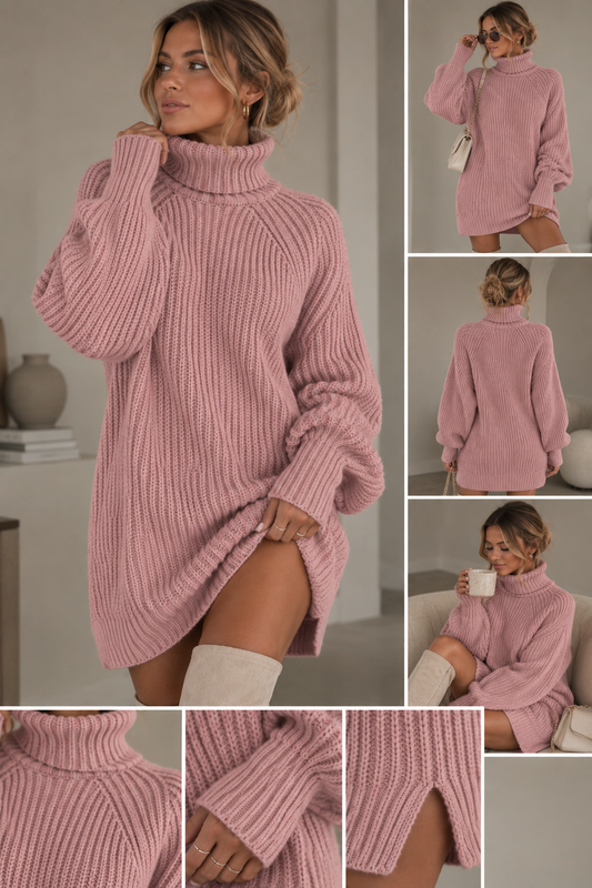 Sigrid Oversized Stickad Polotröja